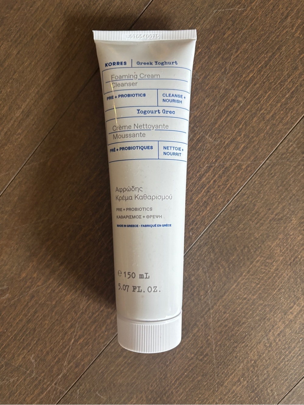Korres White Probiotic Foaming Cream Cleanser